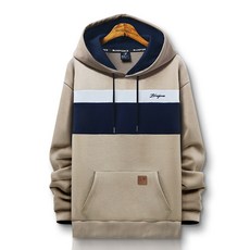 BLUEFORCE 拼色長袖連帽衛衣