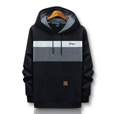 藍色 Force Kelord Overfit 大碼長袖連帽衫