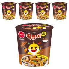 O taste 鯊魚寶寶炒年糕即食杯 炸醬口味, 116g, 5入