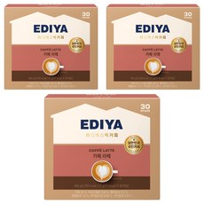 이디야 카페 라떼, 15g, 30개입, 3개