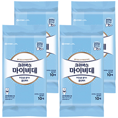 마이비데 클린케어 화장실용 비데물티슈 휴대형, 55g, 10개입, 4개