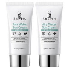 에르쯔틴 에어리 워터 선크림 SPF50+ PA++++, 60ml, 2개