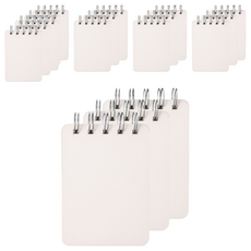 JF公司 J.FOUR 線圈便攜式迷你筆記本 記事本 80張 空白, 18個, 透明