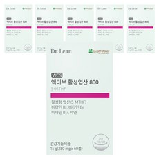 Dr.Lean WCS活性葉酸800, 60顆, 6盒