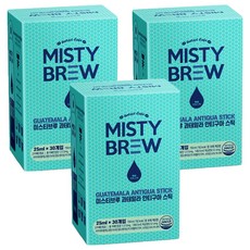 미스티브루 과테말라 안티구아 액상 스틱 더치커피, 25ml, 30개입, 3개