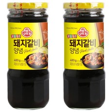 OTTOGI 不倒翁 韓式醬烤豬排醬, 480g, 2罐