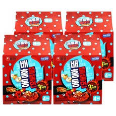배홍동 쫄쫄면 챌린지에디션 129g, 16개