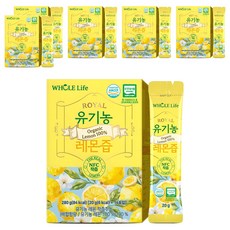 WHOLE Life 檸檬原汁隨身包 14條入, 280g, 6盒