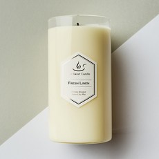 the Sweet 大罐裝大豆蠟燭, 1個, 清新亞麻