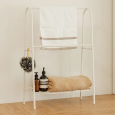 ikloo 宜酷屋 多功能A字造型毛巾架, 白色