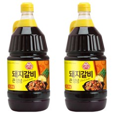 OTTOGI 不倒翁 大容量排骨調味醬, 2.2kg, 2瓶