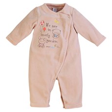 vivibaby 斜開絨毛連身衣