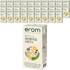 이롬 황성주 박사의 국산콩 두유 우리땅 17곡, 190ml, 96개