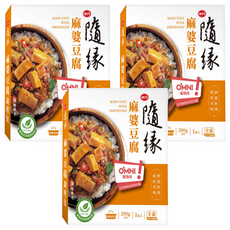 味丹 隨緣 麻婆豆腐調理包 全素, 200g, 3盒