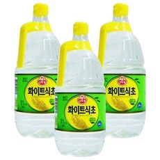 오뚜기 화이트 식초, 1.8L, 3개