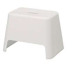 MUJI 無印良品 PP浴室椅, 白色, 1個