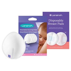 Lancino 一次性護理墊 60p + 多用可洗護墊 4p 套裝, 1組