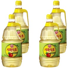 오뚜기 사과식초, 1.8L, 4개