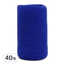 Geongangbyeolbat 手部護理手指帶一體型尼龍類型保護套 藍色, 40個