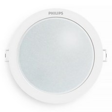PHILIPS 飛利浦 LED嵌燈 DN028 10.5W 3000K 開孔直徑125mm 燈具直徑140 x 35mm 暖白色, 1盒