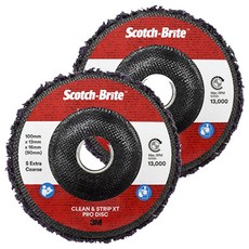 3M Scotch-Brite 百利 Clean and Strip XT Pro 碟盤 CNS 碟盤 100 x 13 x 16 mm, 2個