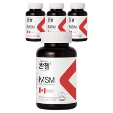 Quenzel MSM 營養補充品 189.6g, 120顆, 4個