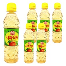 OTTOGI 不倒翁 料理用蘋果醋, 6瓶, 500ml