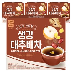 녹차원 생강대추배차 스틱, 15g, 15개입, 4개