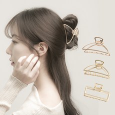 Saenghwalgongsik 金屬鯊魚夾3件組