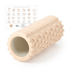 아리프 3D 지압 폼롤러, 텐더코랄, 1개