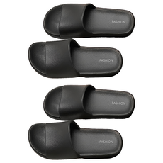 C505 摩卡拖鞋 2雙, 280mm, 時尚黑, 1組