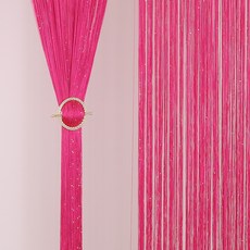 창안애 스팽글 실커튼