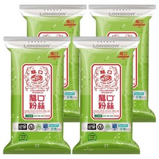 龍口 純翠粉絲 復刻版 五把裝, 純綠豆澱粉 耐煮吸湯 台灣製造, 175g, 4包