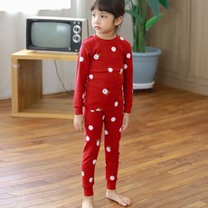 Maykids 童款點點麋鹿20支棉居家衣褲套裝