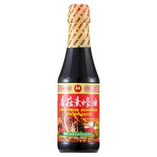 萬家香 香菇素蠔油 玻璃瓶包裝 嚴選台灣埔里香菇研磨粉 純釀造工藝 不添加化學醬油、焦糖色素、味精, 360g, 1瓶