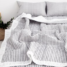 바숨 시어서커 여름이불, 미니체크그레이