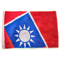 LIFE 來福牌 加油運動巾 22 x 120cm 100%棉 台灣製, 紅色 + 藍色, 1條