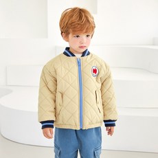 MARI N MORI 童款可愛刺繡輕量絎縫外套 ME4BJP61