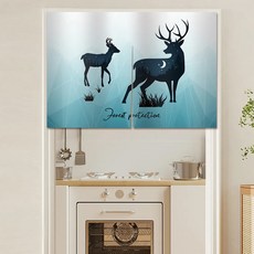 BonBon naturel 日式短門簾, 鹿森林