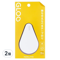 KOKUYO 國譽 GLOO 2way 好黏便利貼重覆黏 M(7mm x 8m), 2個, 單一顏色