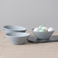 BOWLBOWL Urban Daily 麵碗, 法式灰, 4個