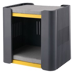 nature pet 經典款透氣寵物窩, 深灰色, 1個