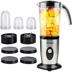 키체라 가정용 다용도 믹서기 블랙, BL219