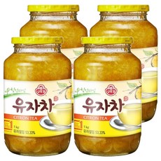 오뚜기 유자차, 1kg, 1개입, 4개
