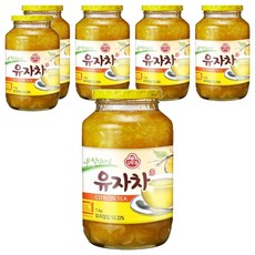 오뚜기 유자차, 1kg, 1개입, 6개