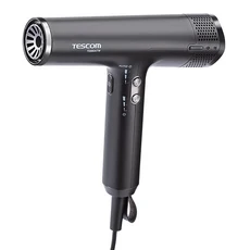 TESCOM BLDC專業級負離子吹風機，LDC超高轉速馬達，千萬級負離子，四段風溫，反向風壓清潔, TD880ATW, 黑色