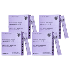 메디온 정품 서플리케어 엠디씨 이노시톨 4000mg 엽산 비타민B 153g, 30포, 4박스