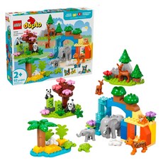 LEGO 得寶 3合1 野生動物家庭 積木玩具 (2歲以上, 92片), 混和顏色, 1盒