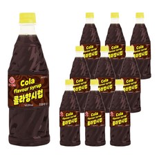 오쉐프 콜라향시럽, 1kg, 10개