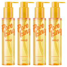 어퓨 모공대장 민지 클렌징 오일, 4개, 150ml